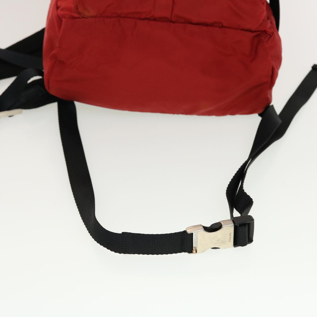 PRADA Backpack Nylon Red bs5480