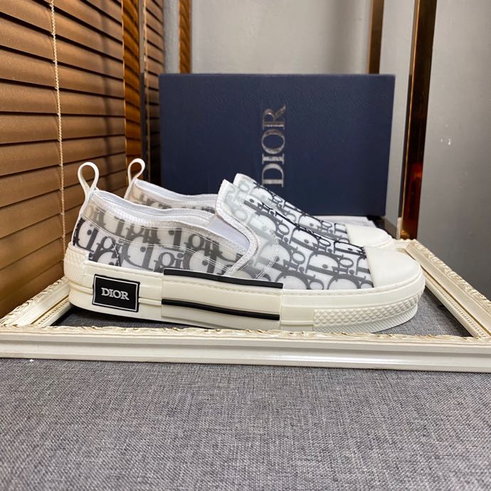 Christian Dior B23 Slip Black And White LOW-TOP SNEAKER