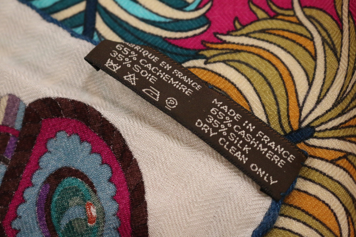 Hermes Mars 140cm Cashmere Scarf