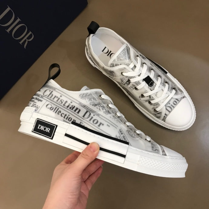 Christian Dior B23 Newspaper LOW-TOP SNEAKER