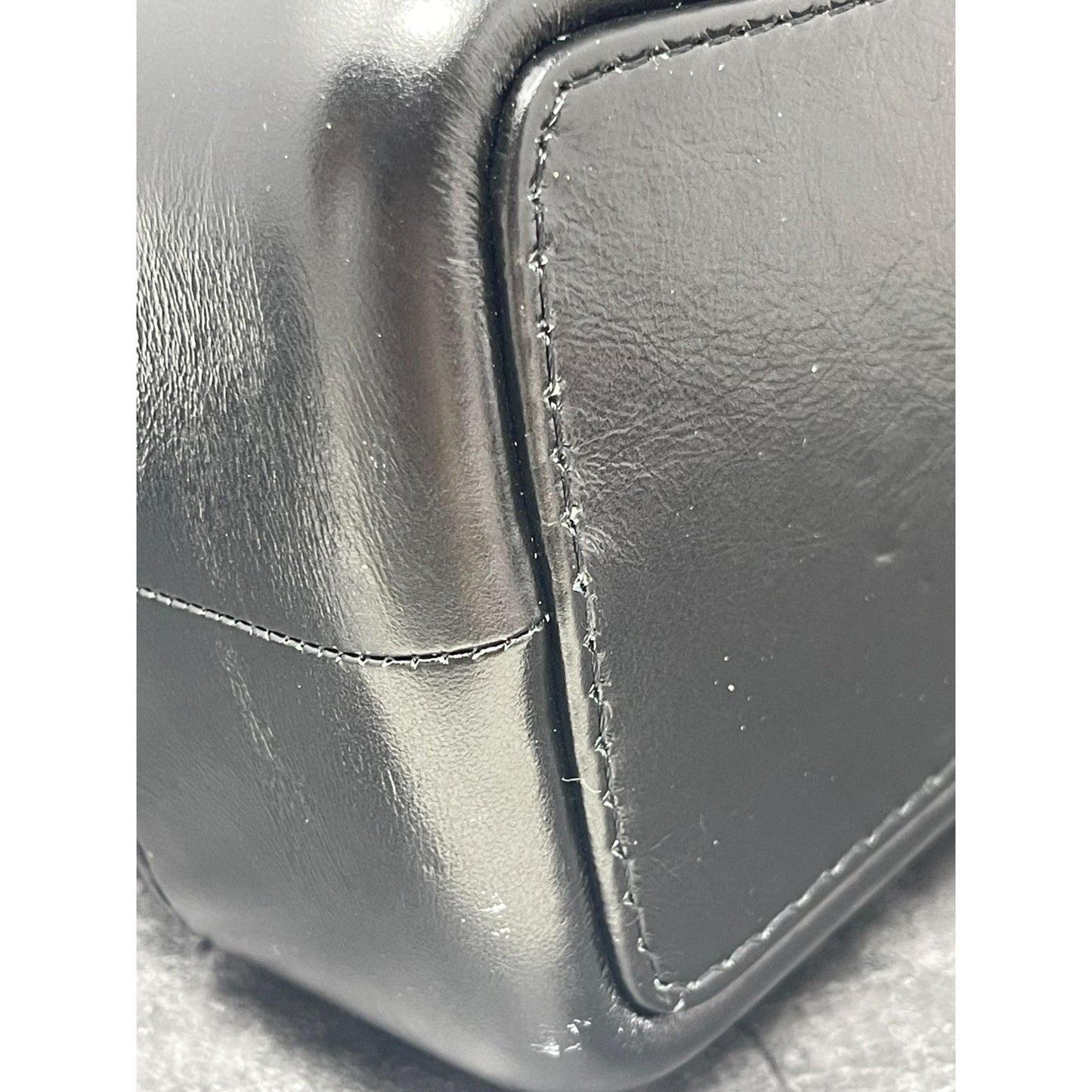 CHANEL Chanel Aged Calfskin Quilted Small Gabrielle Backpack Black - Black