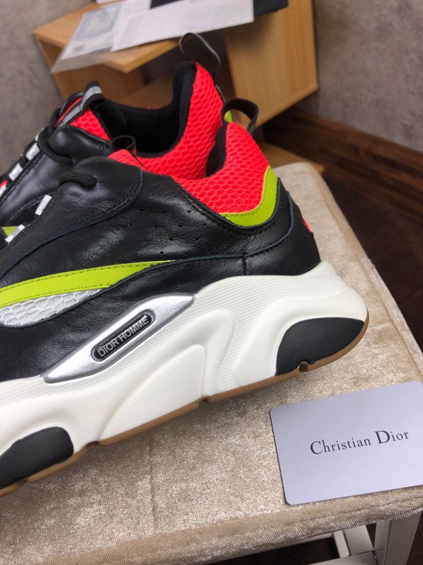 Christian Dior B22 Red And Yellow Sneaker