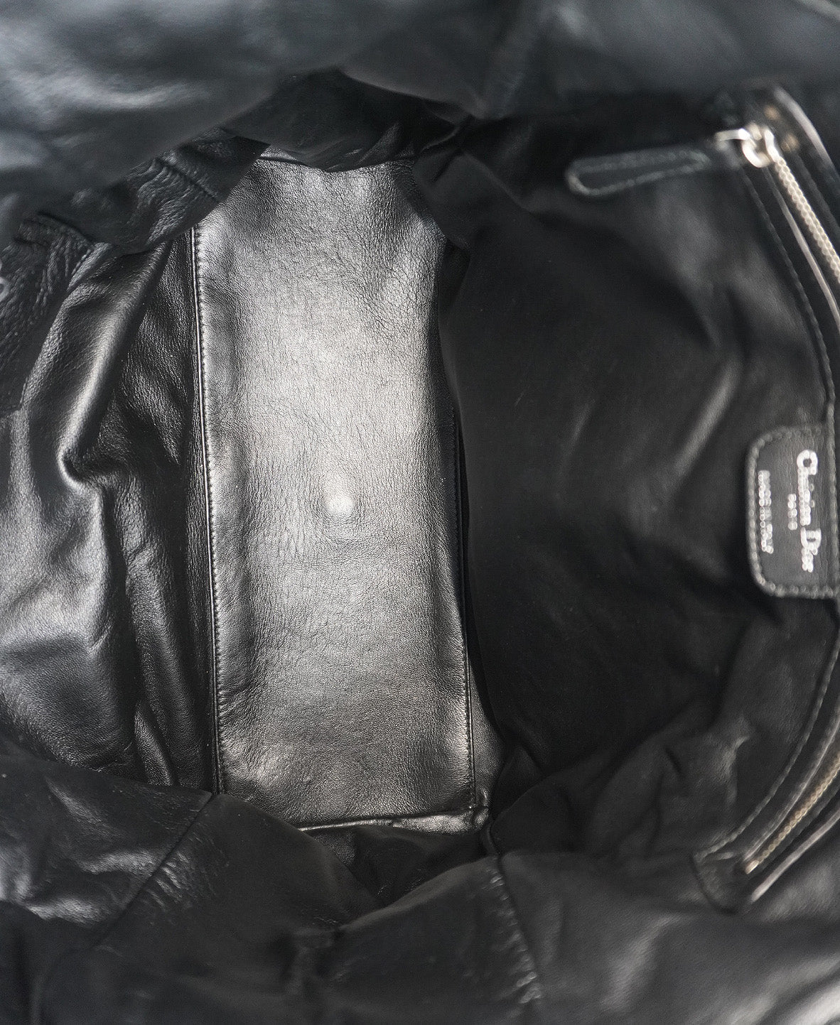 Soft Lady Dior Woven Tote Tresse Black