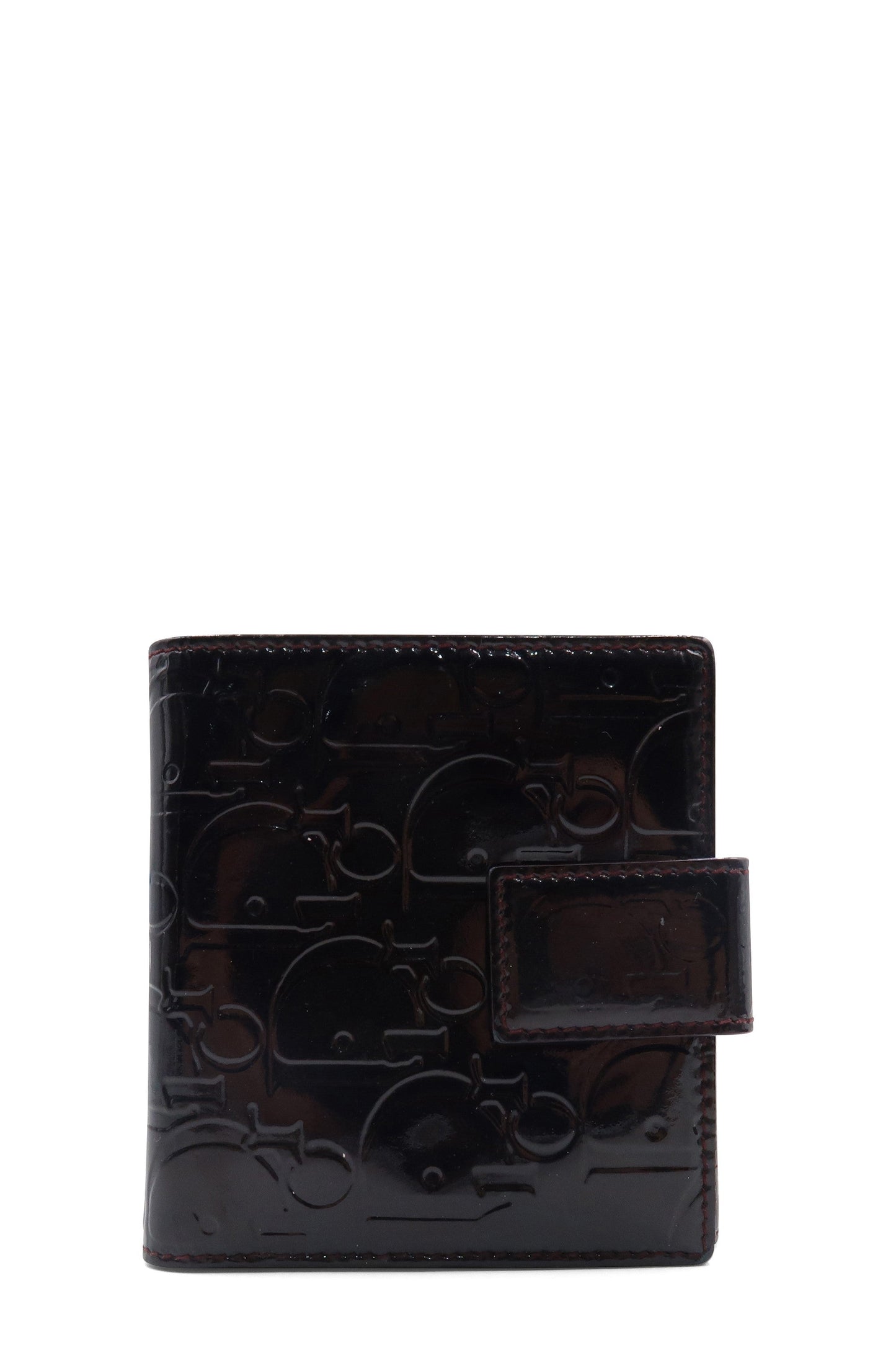 Ultimate Compact Wallet Patent Dark Purple