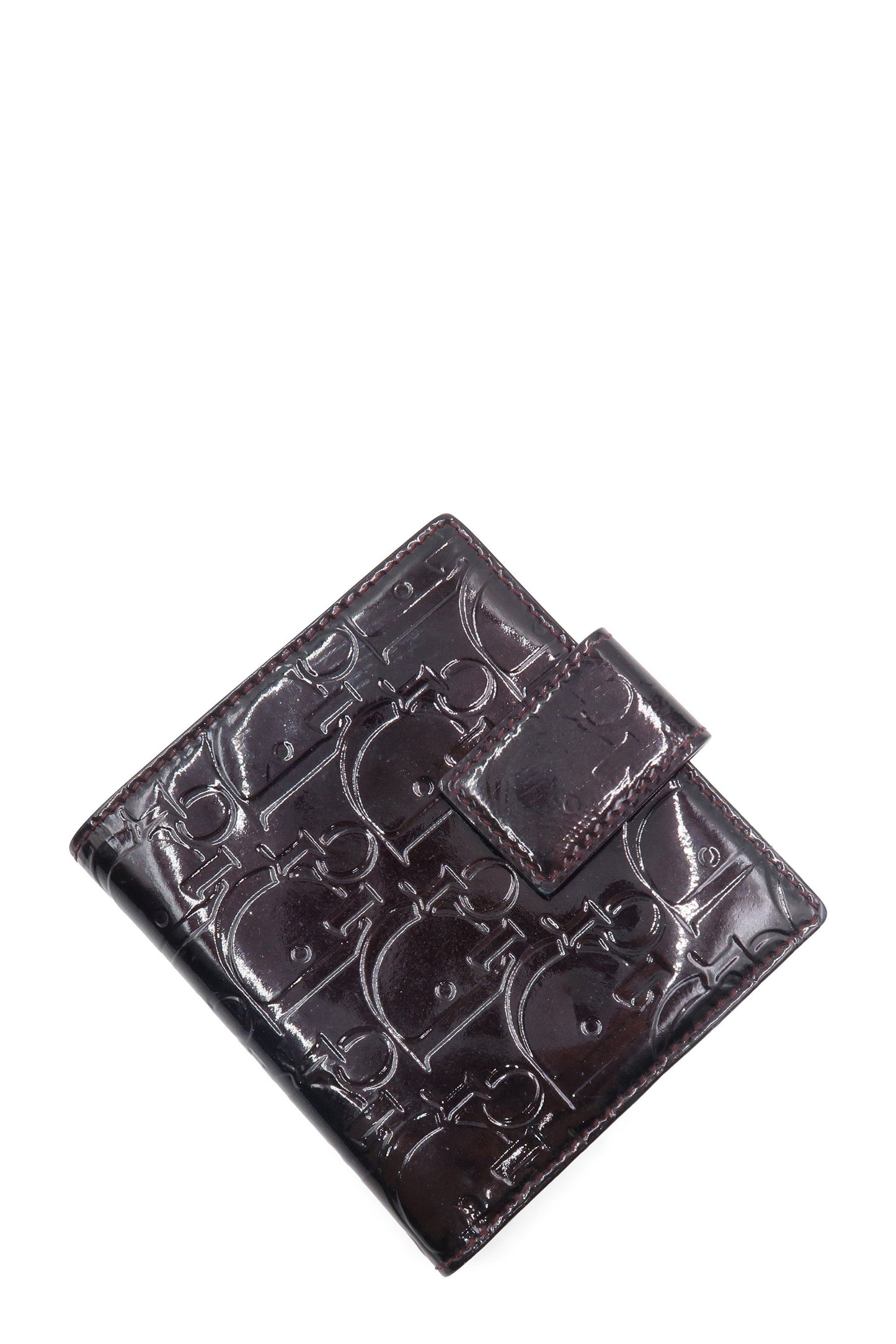 Ultimate Compact Wallet Patent Dark Purple