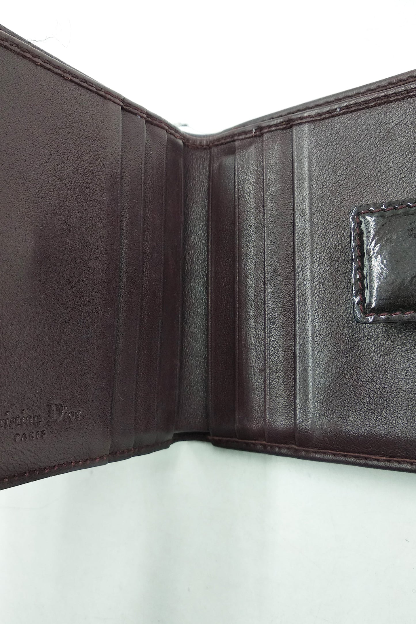 Ultimate Compact Wallet Patent Dark Purple