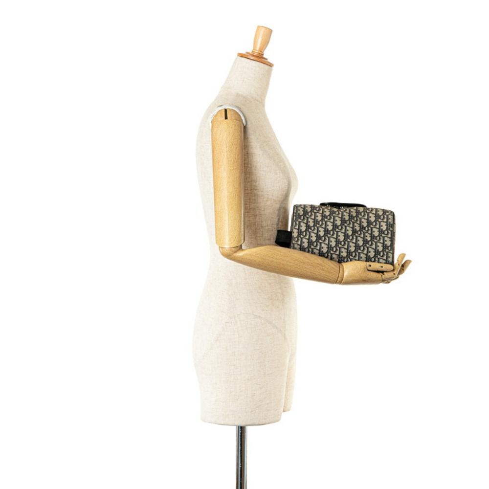 Beige Canvas Dior Cosmetic Pouch