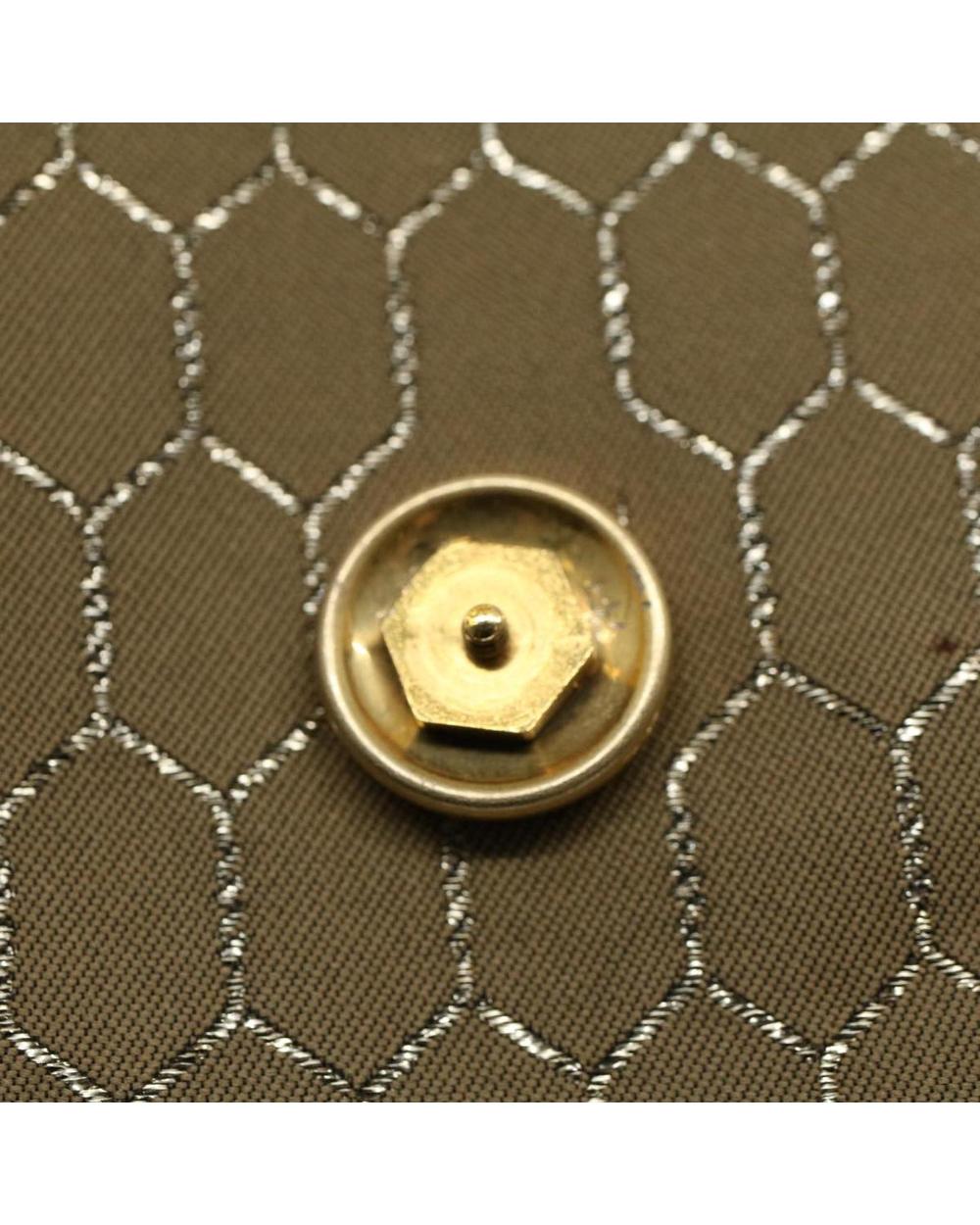 Beige Canvas Dior Shoulder Bag