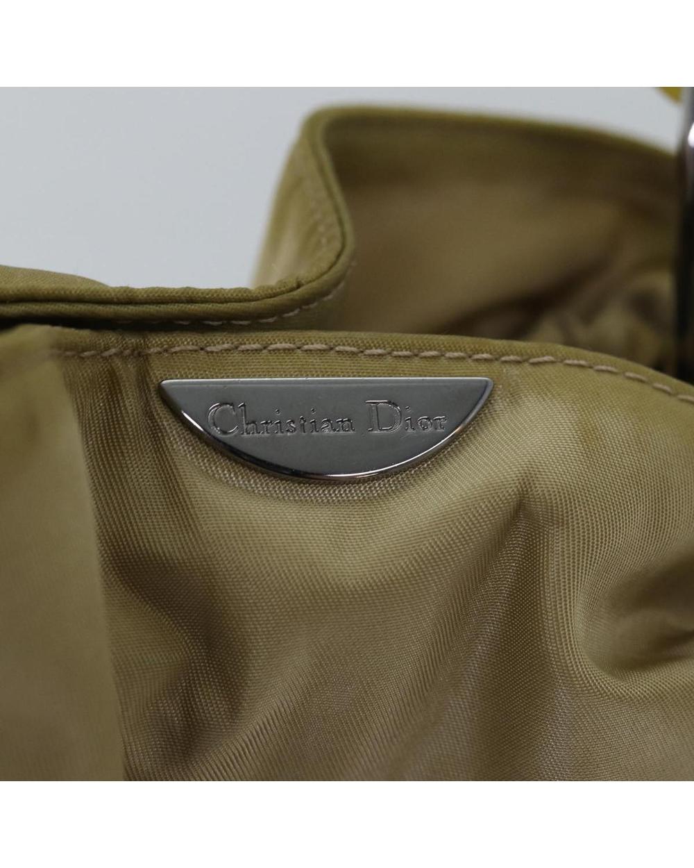 Beige Nylon Dior Handbag