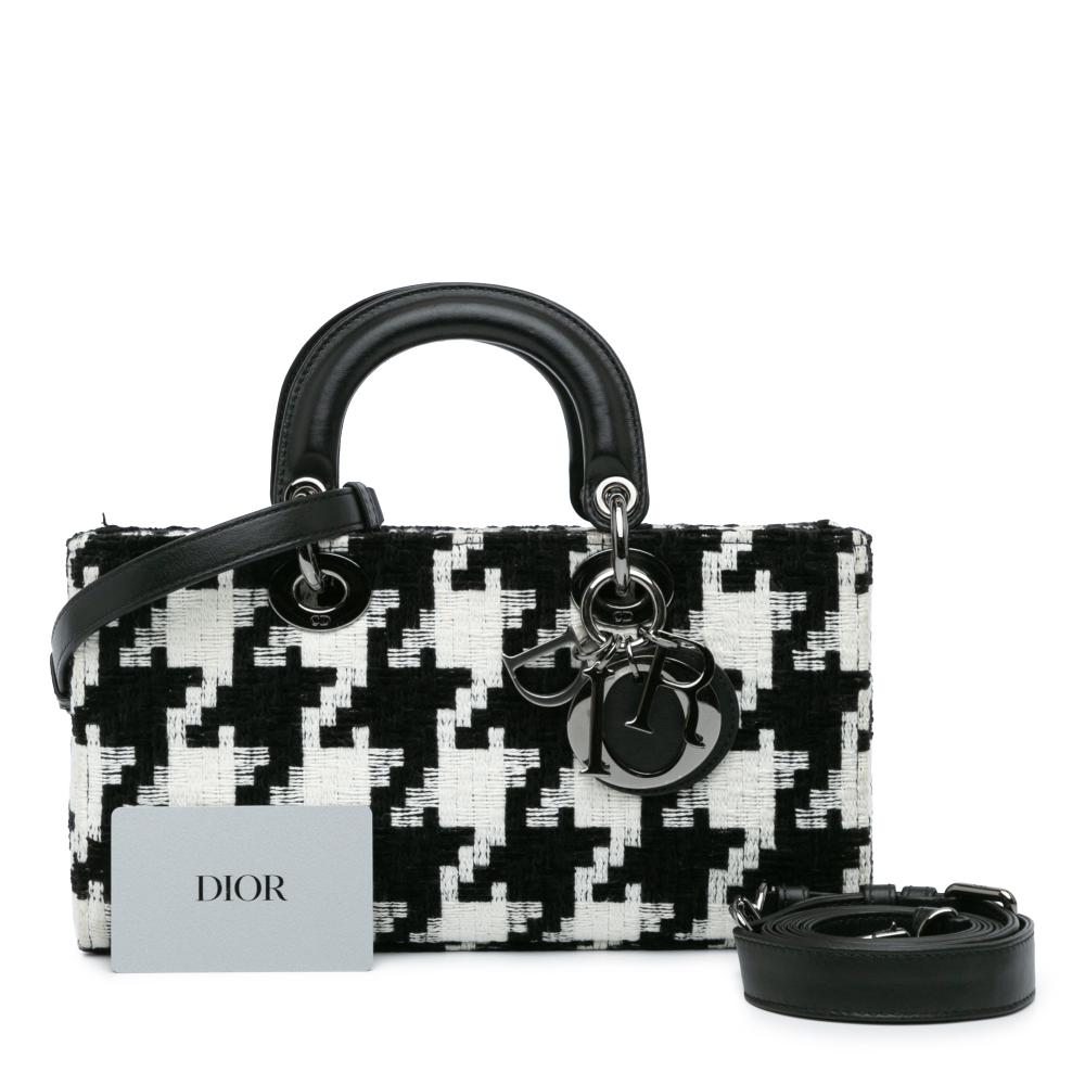 Black Canvas Dior Lady Dior