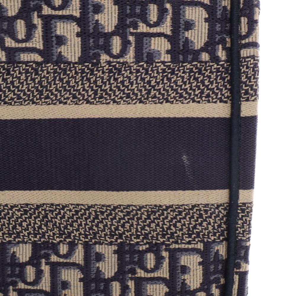 Blue Canvas Dior Book Tote