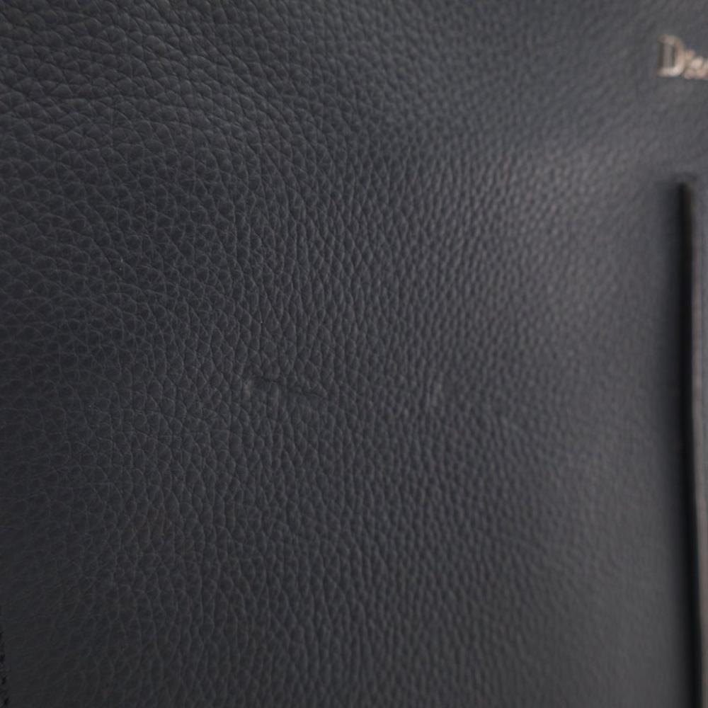 Blue Leather Dior Clutch