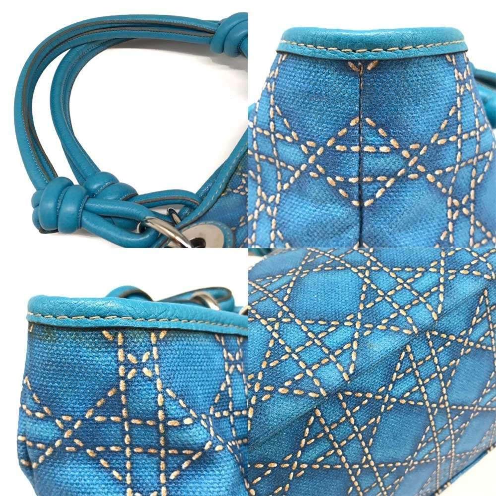 Blue Plastic Dior Tote