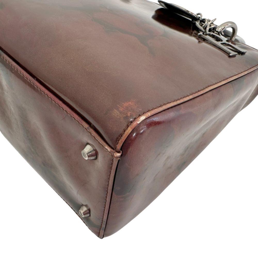 Brown Leather Dior Lady Dior