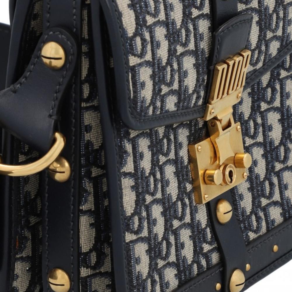 Gold Leather Dior Shoulder Bag