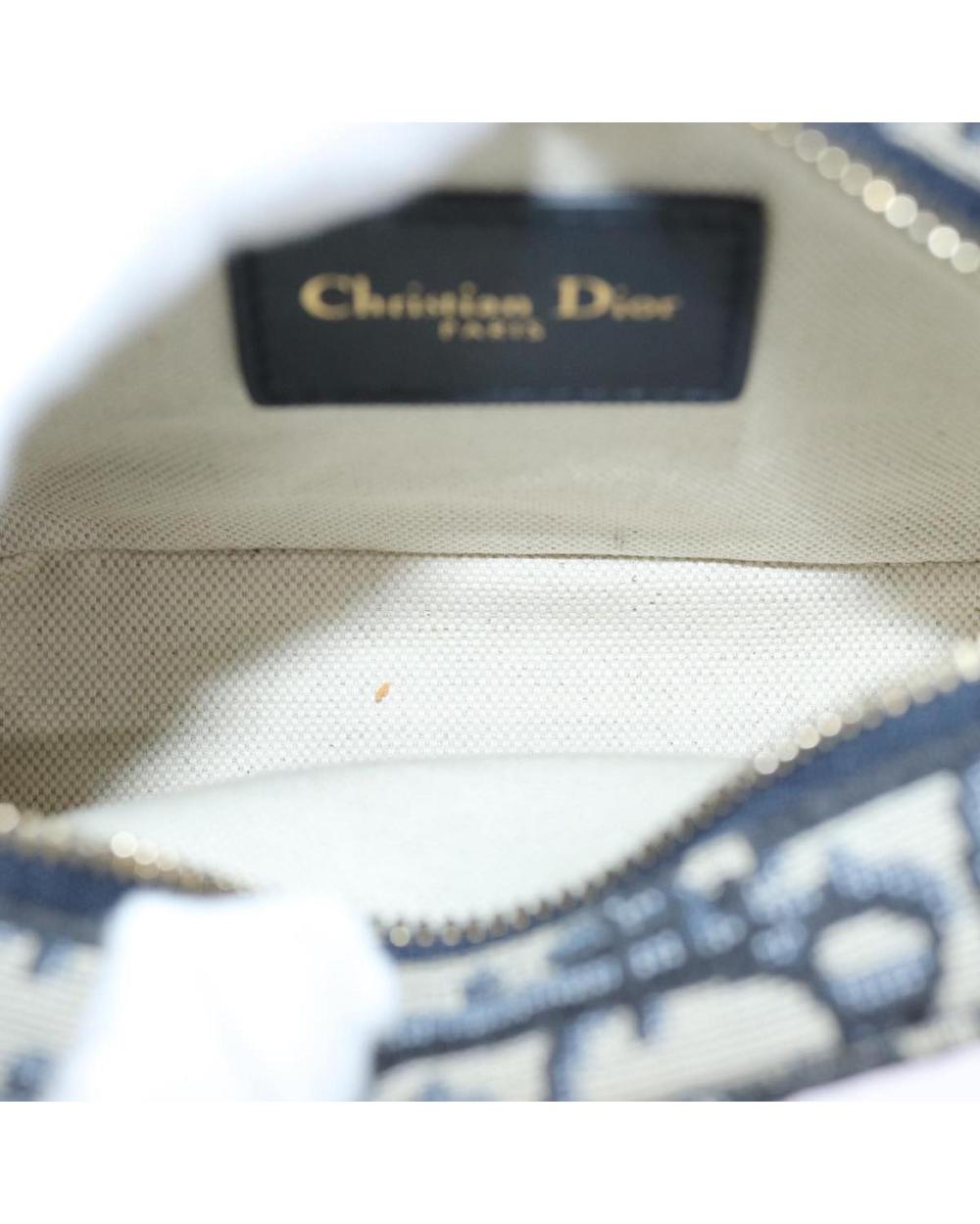 Navy Canvas Dior Belt Bag