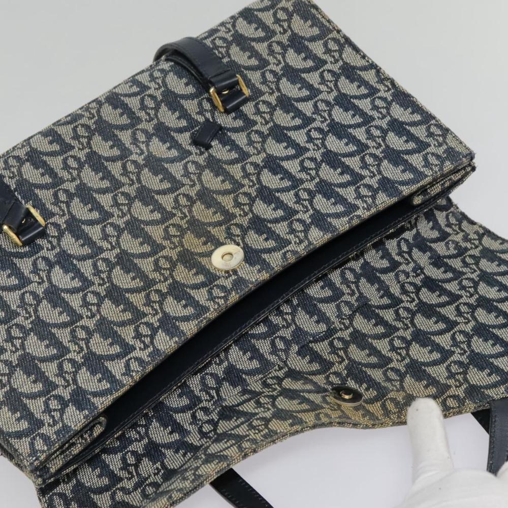 Navy Canvas Dior Tote