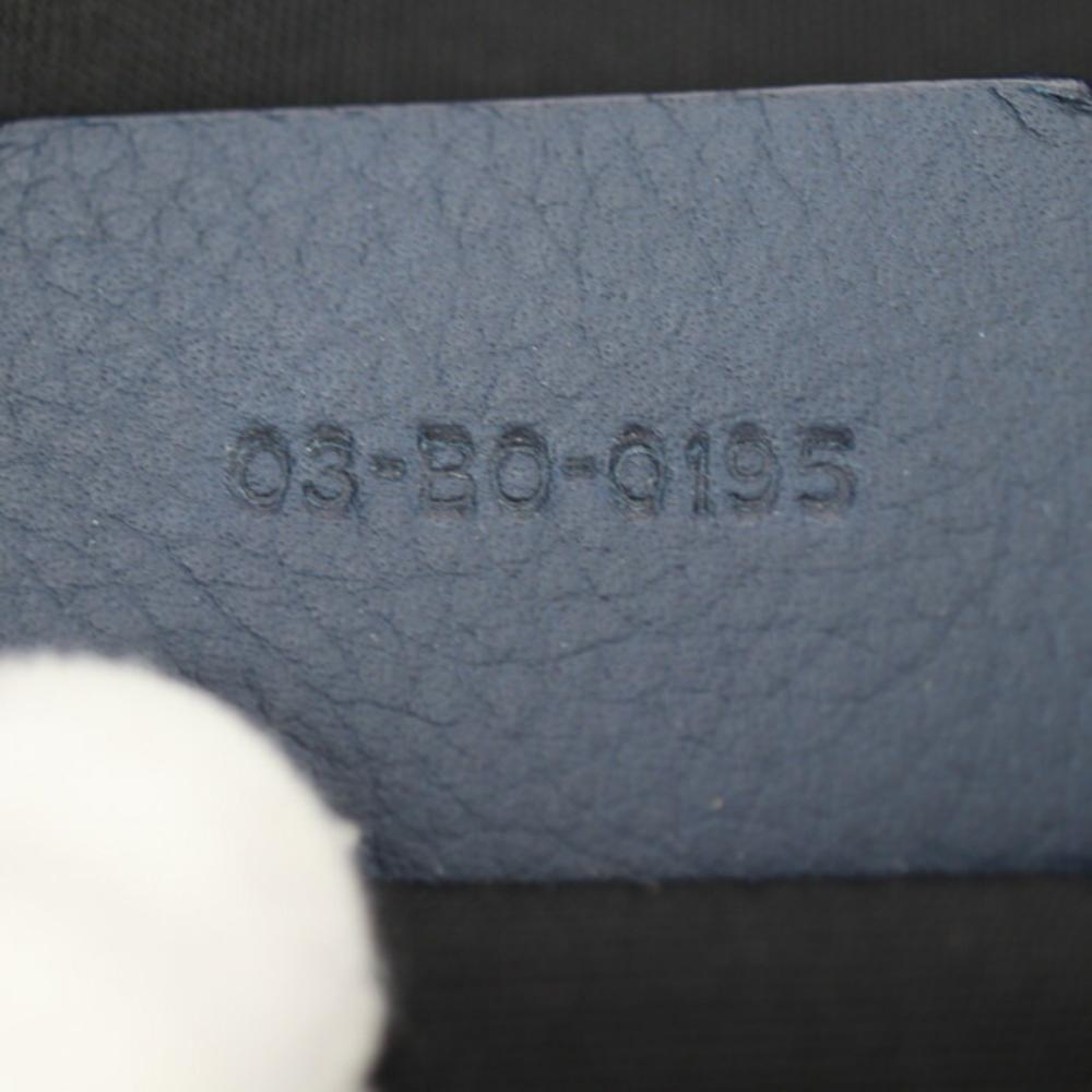 Navy Leather Dior Backpack