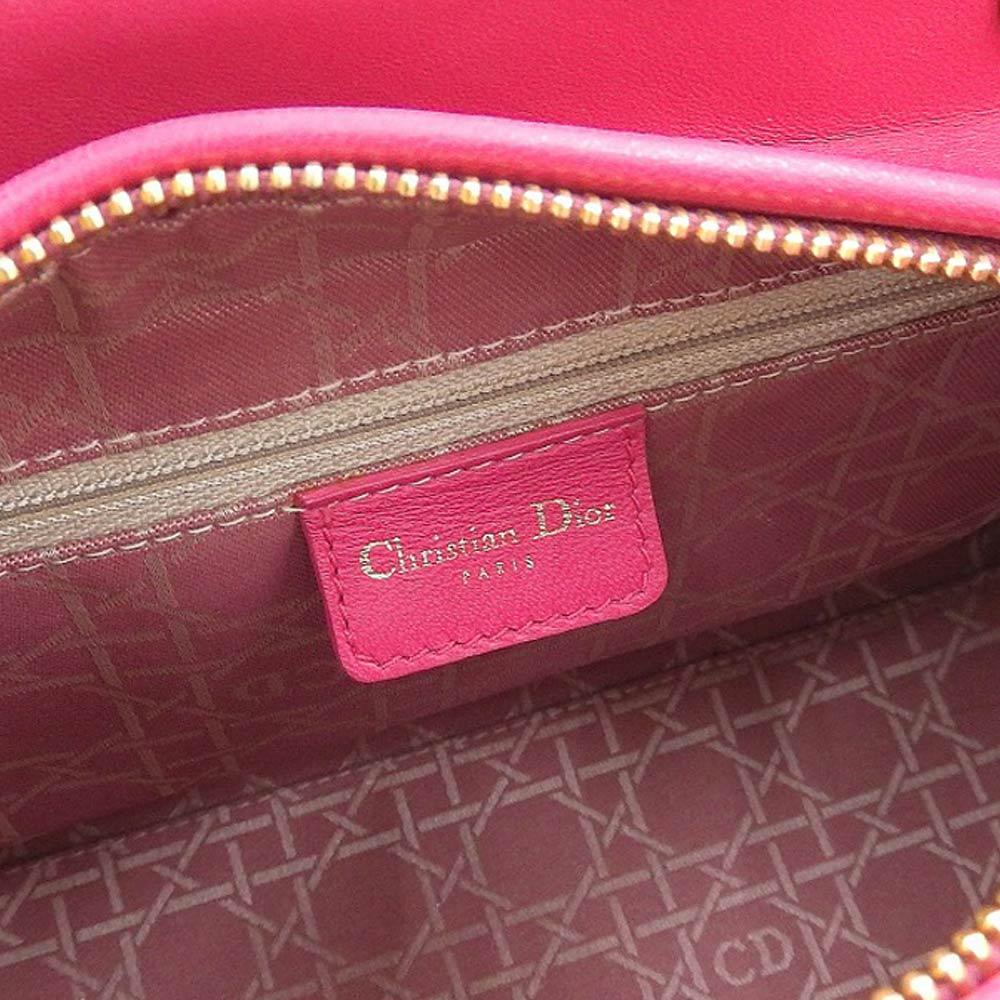 Pink Canvas Dior Lady Dior