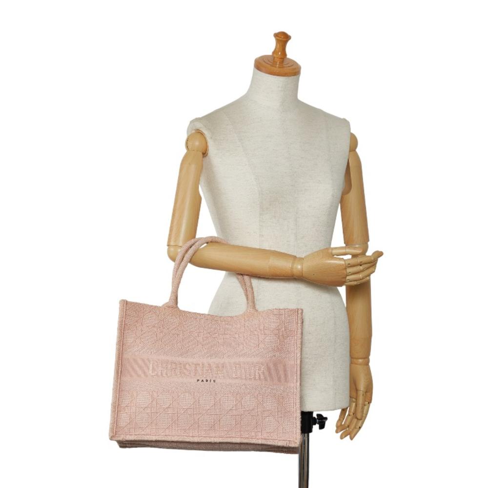 Pink Canvas Dior Tote
