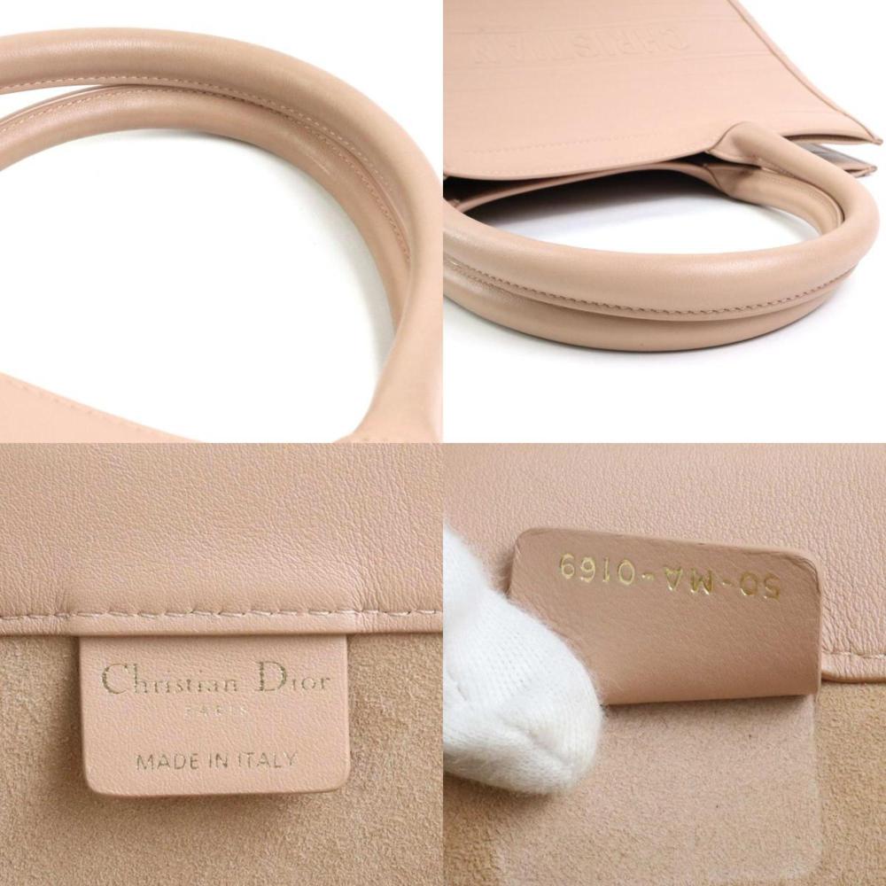 Pink Fabric Dior Handbag