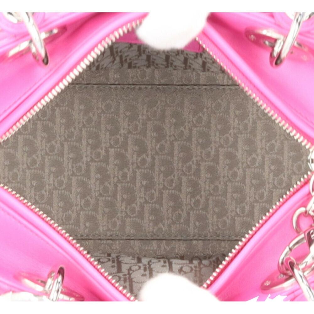 Pink Fabric Dior Lady Dior