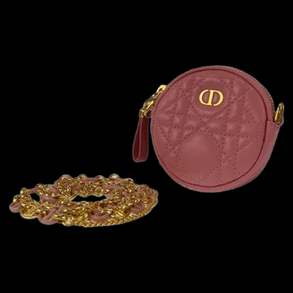 Pink Leather Dior Crossbody Bag