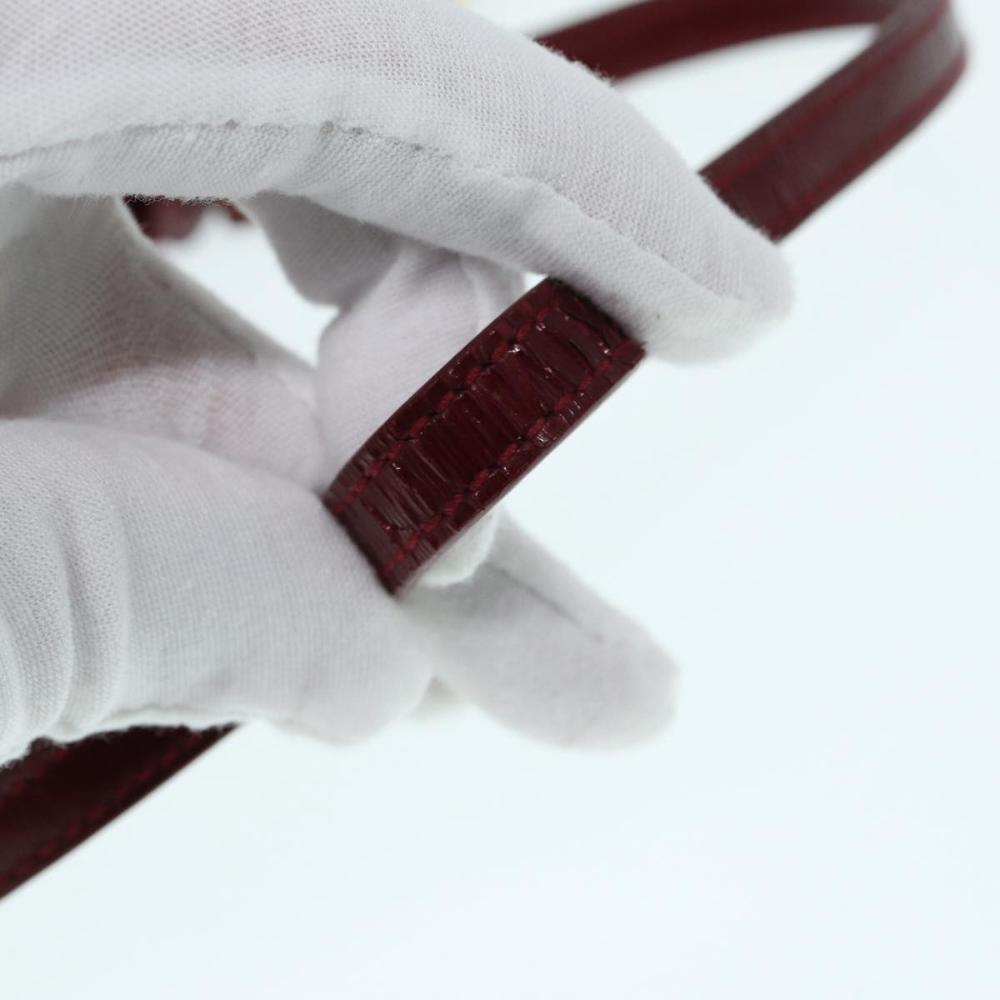 Red Leather Dior Lady Dior