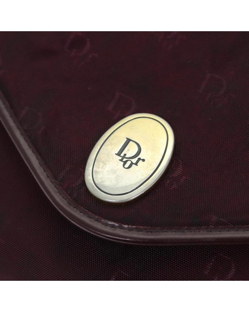 Red Nylon Dior Shoulder Bag