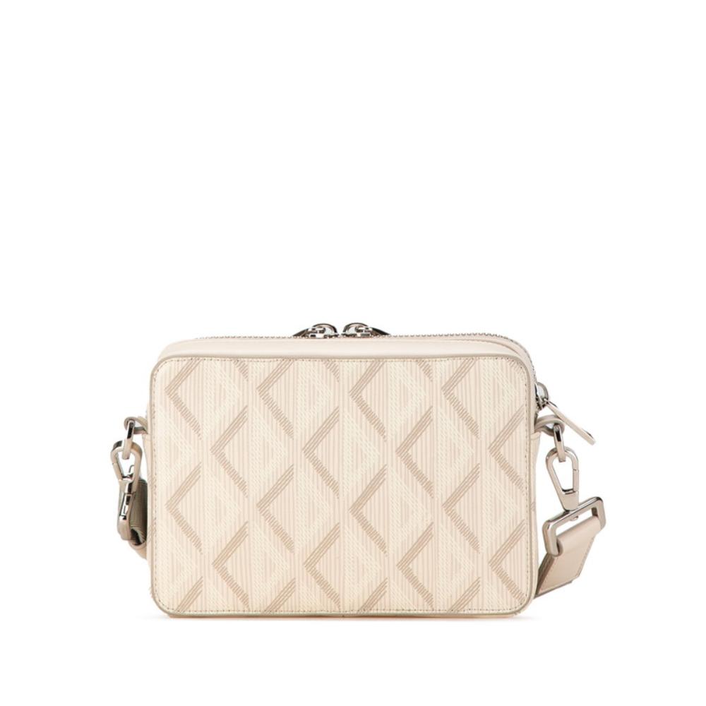 White Canvas Dior Crossbody Bag