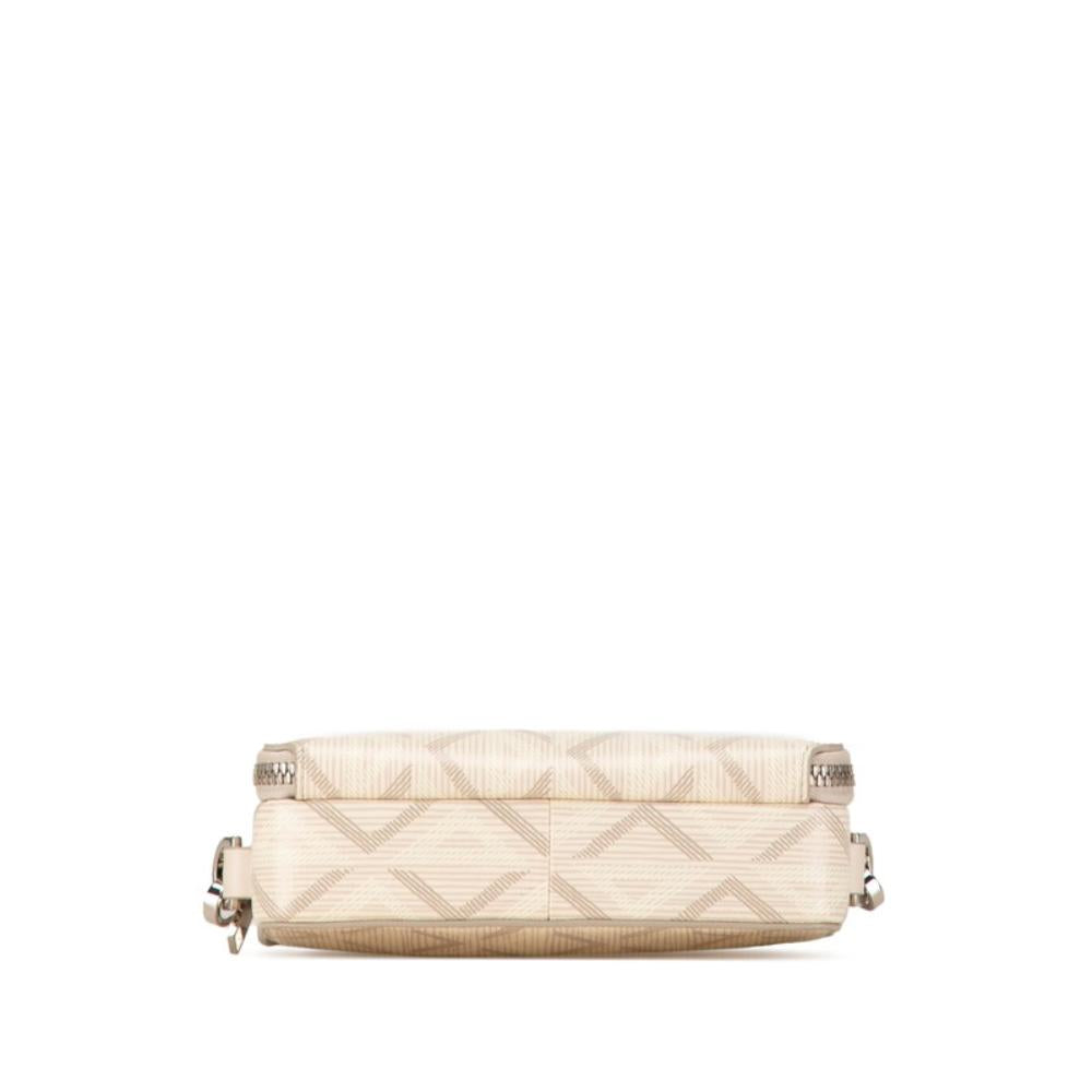 White Canvas Dior Crossbody Bag
