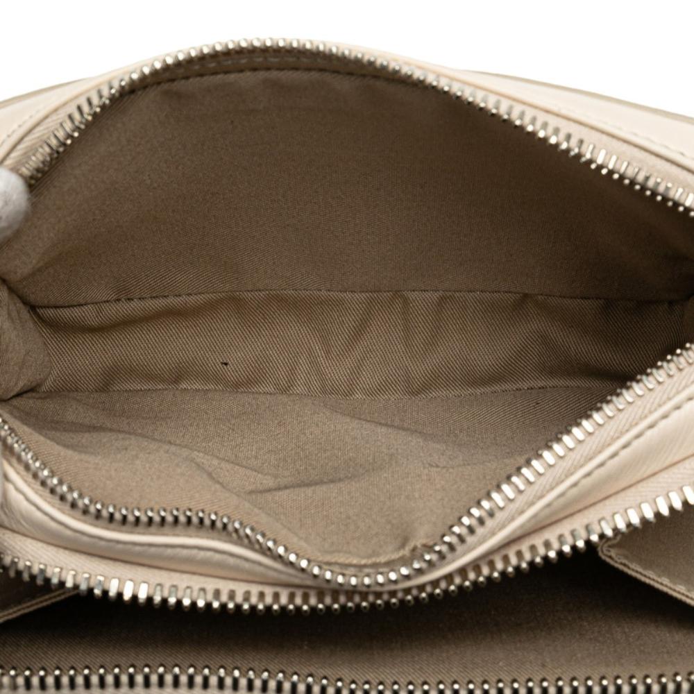 White Canvas Dior Crossbody Bag