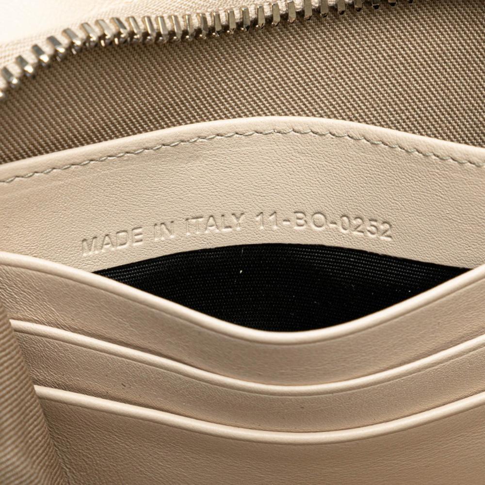 White Canvas Dior Crossbody Bag