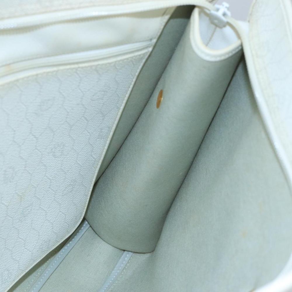 White Canvas Dior Handbag