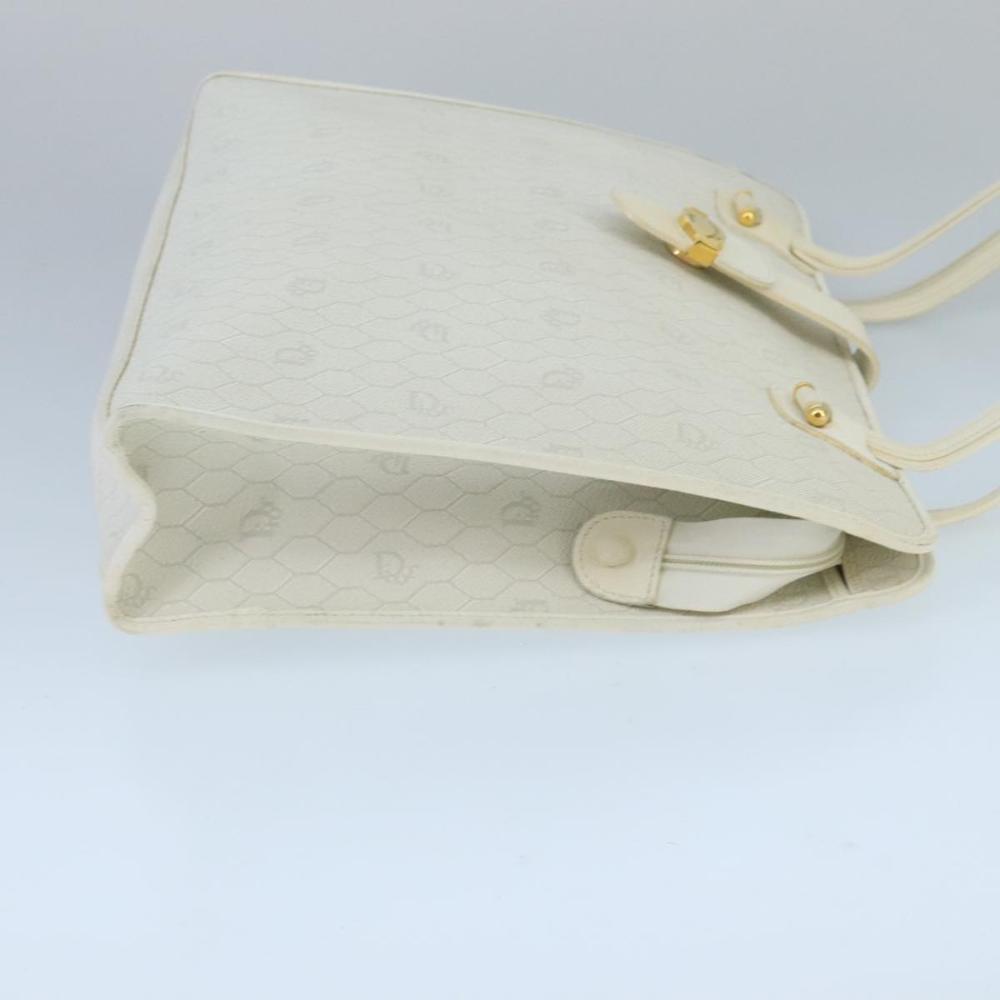 White Canvas Dior Handbag