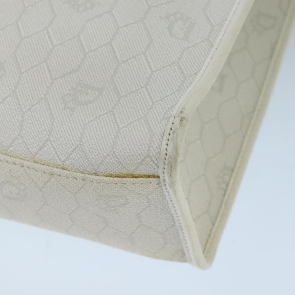 White Canvas Dior Handbag