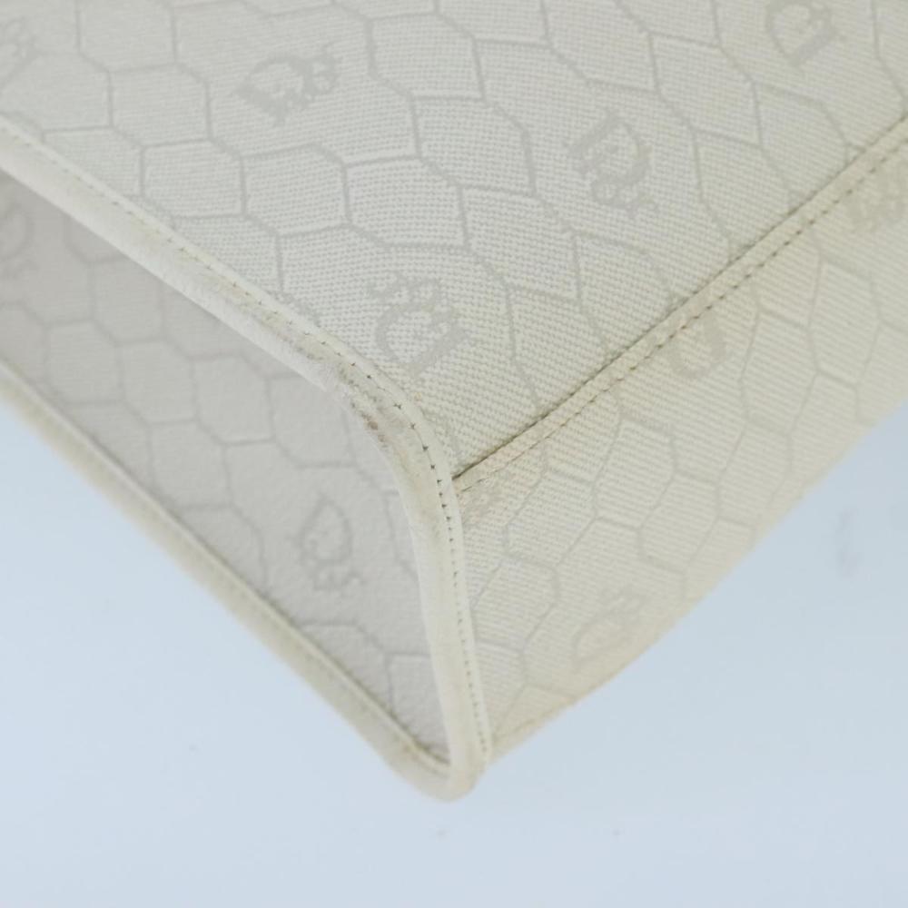 White Canvas Dior Handbag