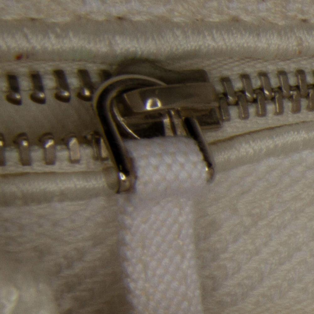 White Canvas Dior Lady Dior