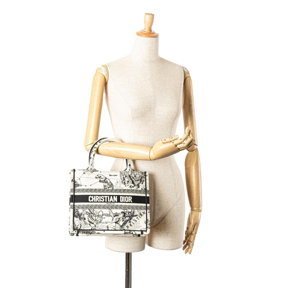 White Canvas Dior Tote