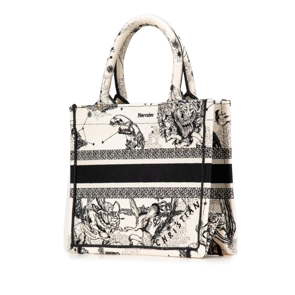 White Canvas Dior Tote