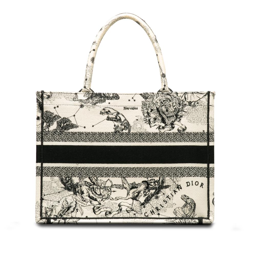 White Canvas Dior Tote