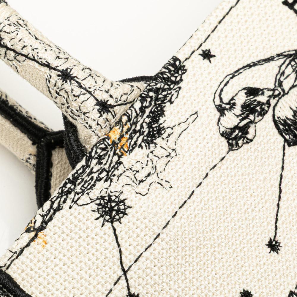 White Canvas Dior Tote