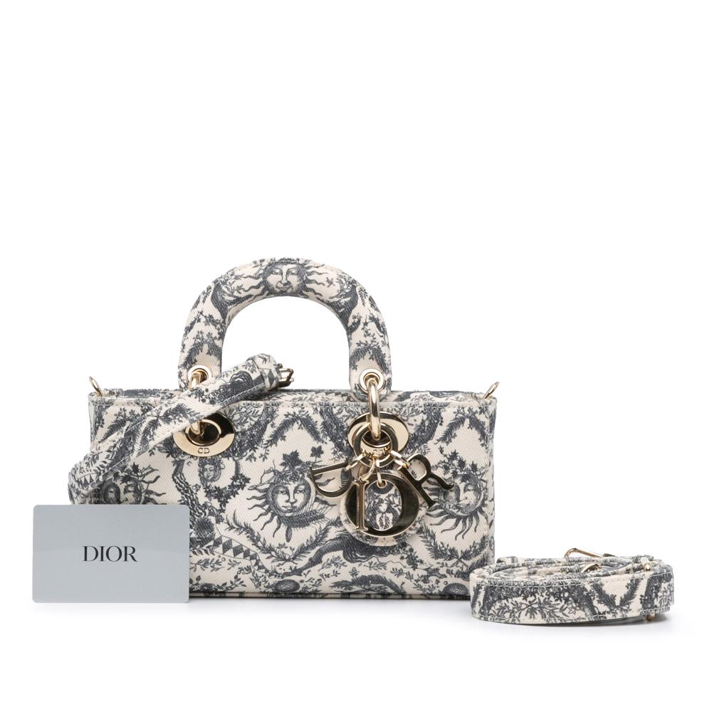 White Denim Dior Lady Dior