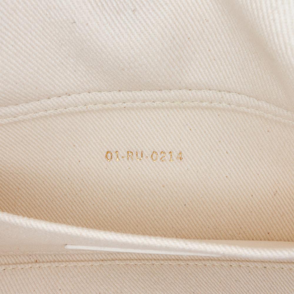 White Denim Dior Lady Dior