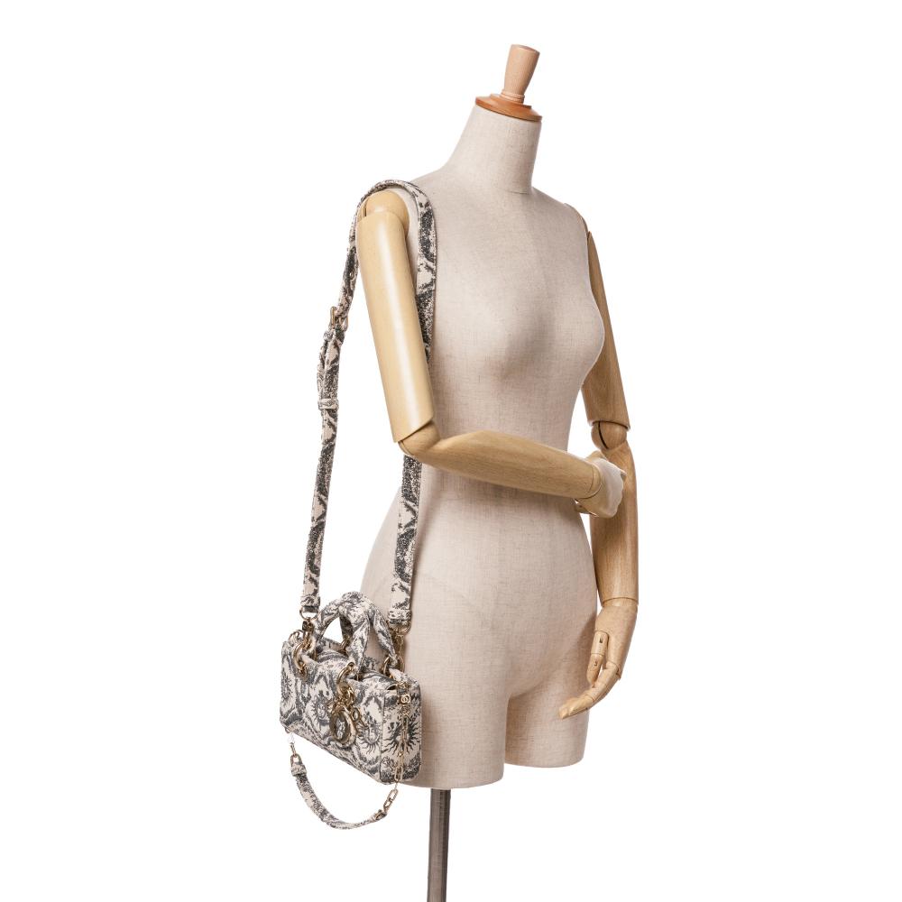 White Denim Dior Lady Dior