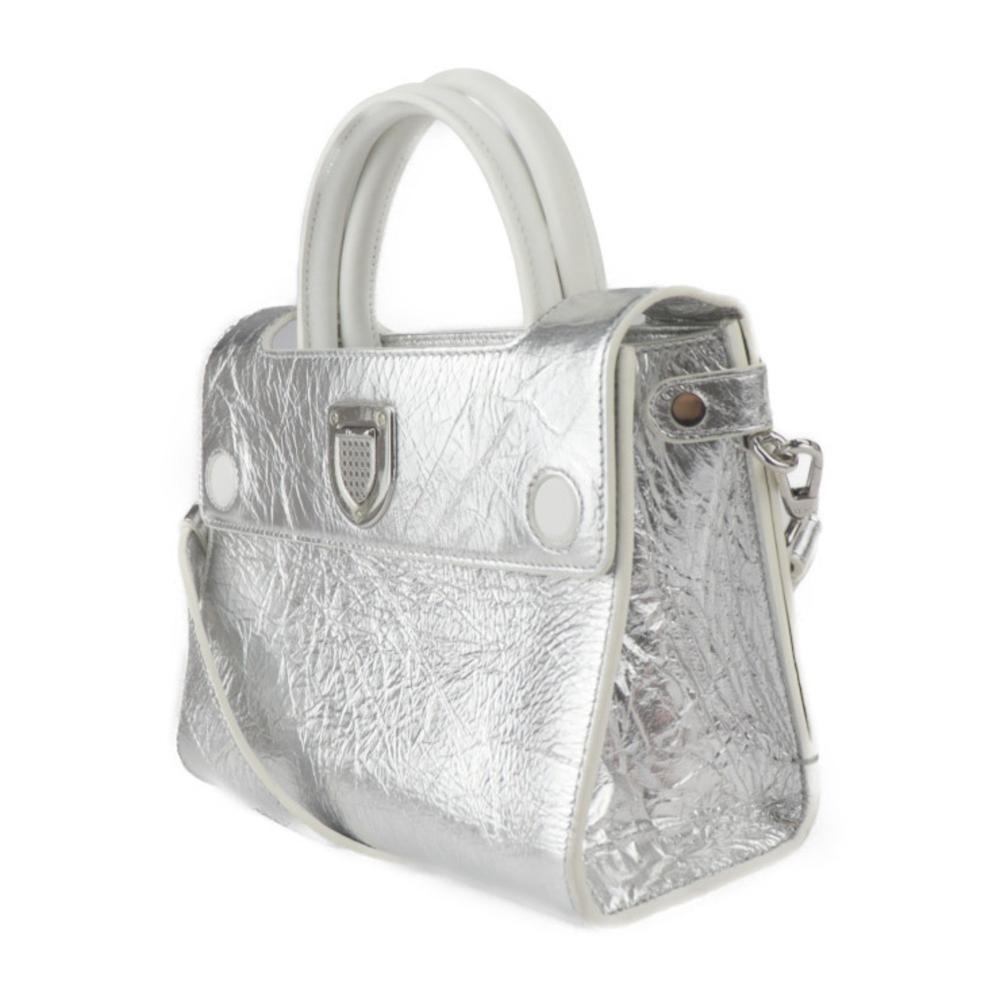 White Fabric Dior Handbag