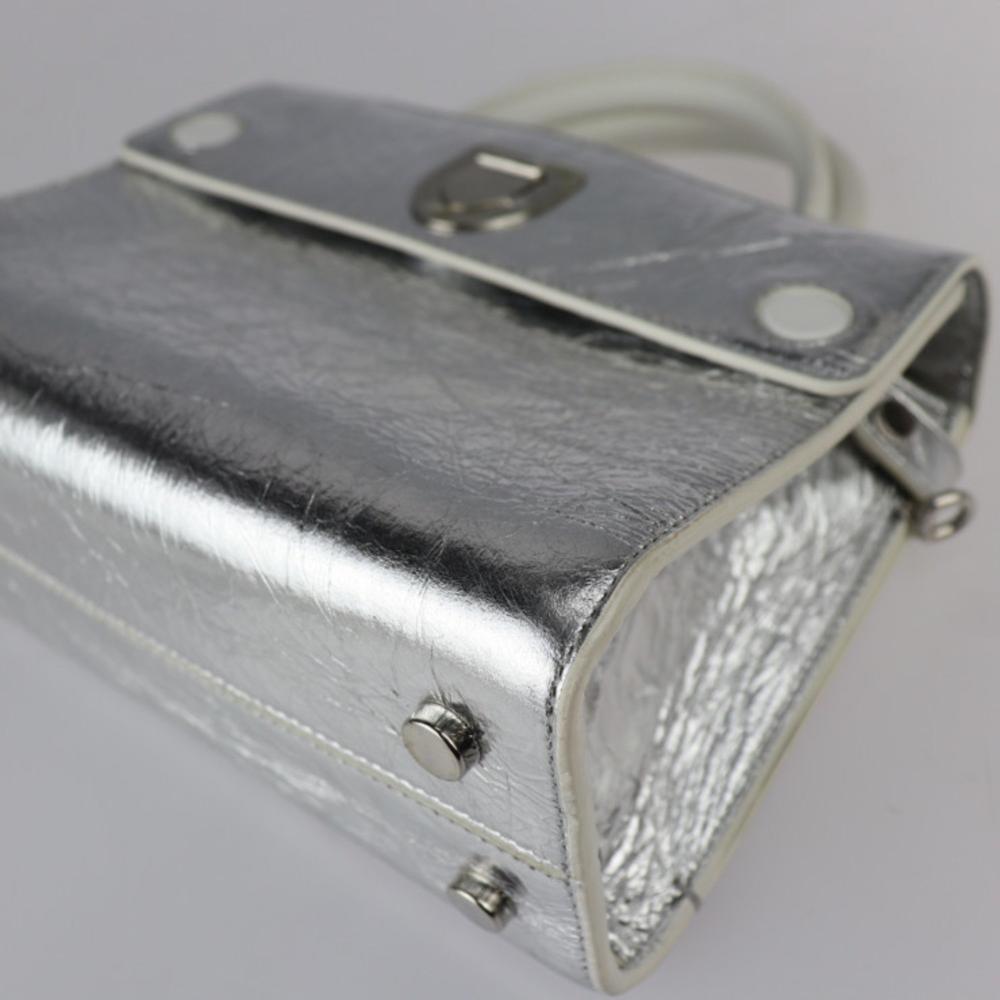 White Fabric Dior Handbag