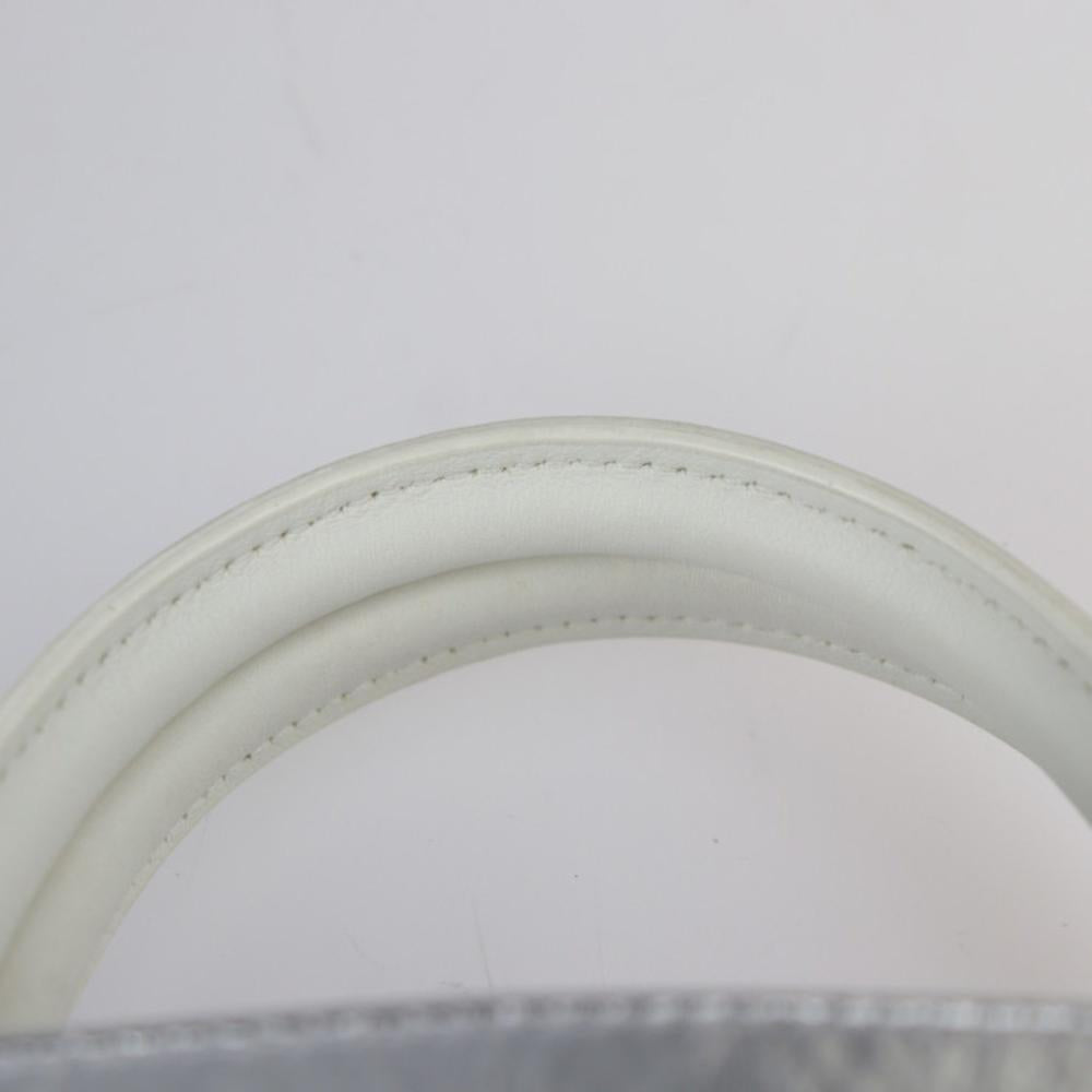White Fabric Dior Handbag