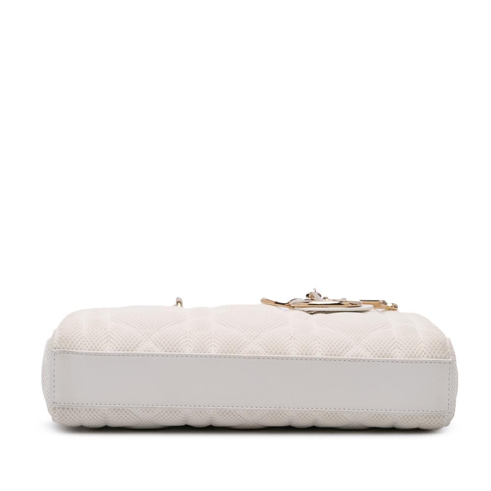 White Fabric Dior Lady Dior
