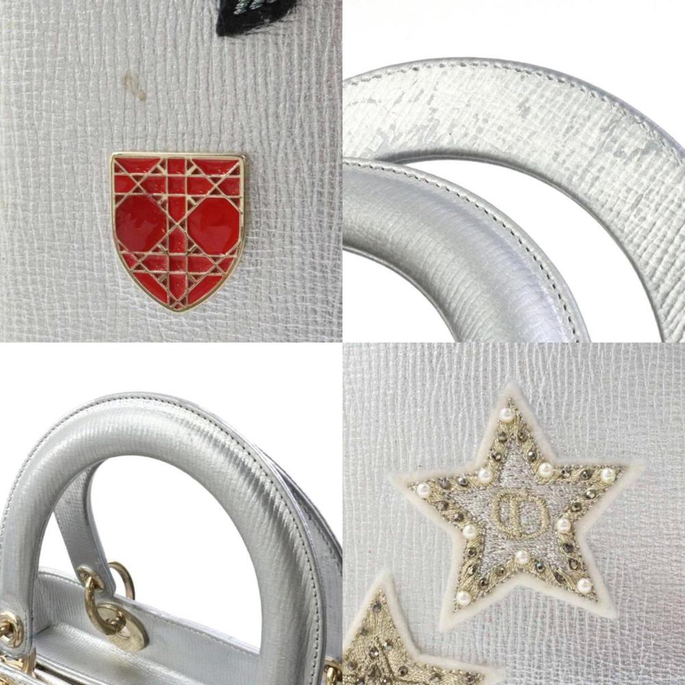 White Fabric Dior Lady Dior